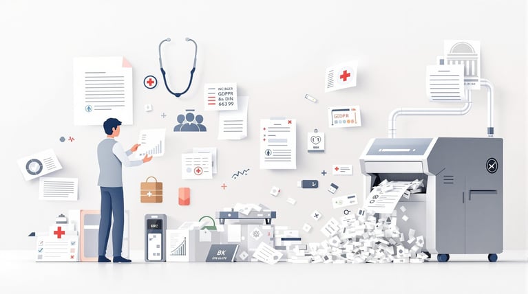 Destruction d'archives médicales en Belgique : le guide complet en 2025